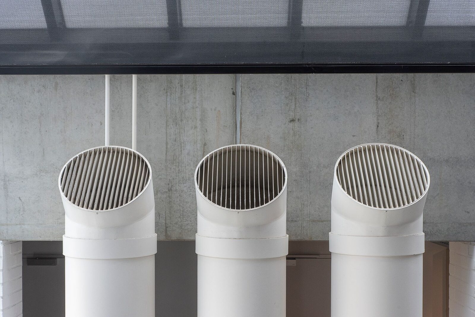 Ventilatiekanalen voor de afvoer van lucht uit een gebouw